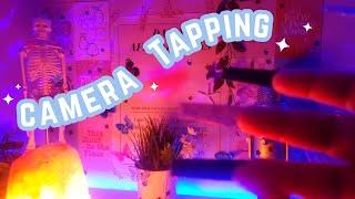 Camera Tapping with Long Nails ASMR No Talking , Long Nail Tapping , Hand Movements and Air Tracing