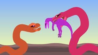 Gigantophis vs. Titanoboa | Animation