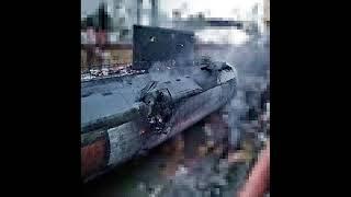 Photo Shows SECOND Hole At Side of Kilo-Class Submarine Hit By Storm Shadow!