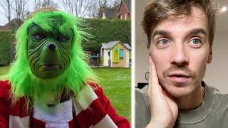 Surprising the kids as the Grinch & I need your help this Saturday