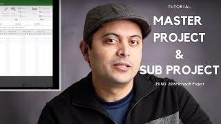 How to consolidate projects in Microsoft Project - Master and Sub Projects using MS Project 2016