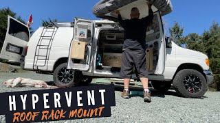 Hyper-Vent Condensation Review, Shovel Roof Rack Mount, Fan Cleaning | VANCITY VANLIFE