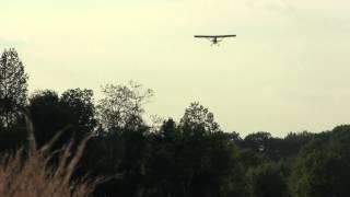 Ground view of Legal Eagle landing on 250 foot strip