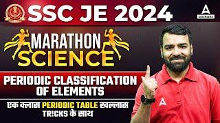 SSC JE Science Marathon 2024 | Periodic Classification of Elements | By Deepmani Sir