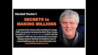 Marshall Thurber's Secrets to Making Millions