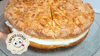 Bienenstich-Torte mit Eierlikörcreme  so lecker