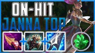 Top lane Janna is the most ANNOYING toplane bully with this build!! - Janna Top | Season 14 LoL