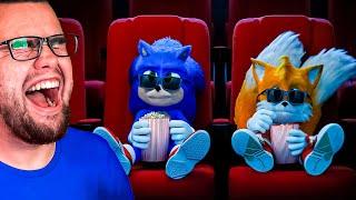 Reacting to SONIC 2 At The MOVIES!