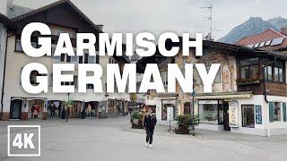 Garmisch-Partenkirchen GERMANY 2022 • walking tour 4K 60fps ASMR