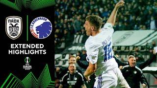 PAOK vs. Copenhagen: Extended Highlights | UECL Group Stage MD 4 | CBS Sports Golazo
