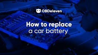 How to replace and register a car battery