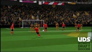 ULTIMATE DRAFT SOCCER [UDS] - FIRST GAMEPLAY