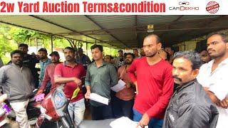 Car DeKho లో Bank Seized Bikes For Sale  Terms and Conditions,New Bikes అతి తక్కువ ధరకే వస్తున్నాయి