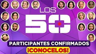 LOS 50 - TELEMUNDO | Ellos SON LOS PARTICIPANTES CONFIRMADOS