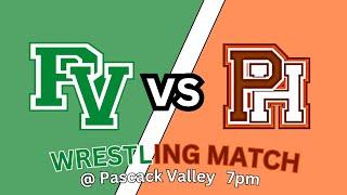 Pascack Valley High School vs. Pascack Hills HS. WRESTLING 2/2/24