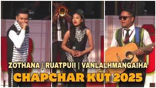 Zothana | Ruatpuii | Vanlalhmangaiha | CHAPCHAR KUT 2025 Performance [ Reaction  !! ]