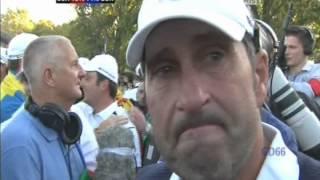 José Maria Olazábal Emotional Interview After Europe Win 2012 Ryder Cup