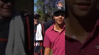 Charlie Woods hits his first ever hole-in-one ️  and Tiger is HYPED! #shorts