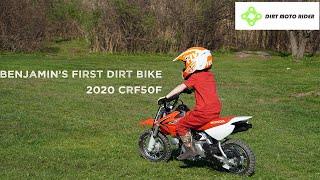 My Son's new CRF50F Dirt Bike, HUGE Surprise for this 6 Year-old!