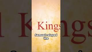 1 - Samuel 8:  Israel's Quest for a King @chrytv