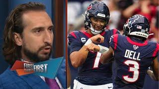FIRST THINGS FIRST | Nick Wright gets brutally honest on Texans' Tank Dell's comments on C.J. Stroud