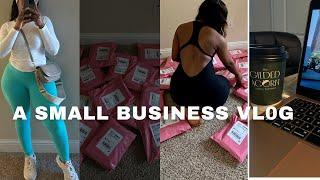 Small Business vlog: A few days in my life, packing and shipping orders cleaning etc..