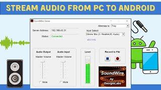 Stream Audio/Music from PC to Android via WiFi or USB