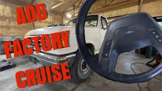 Add Factory Cruise Control 87-91 OBS Ford F150 F250 F350