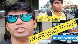 #Hyderabad #BUS #GOA #JOURNEY Goatrip HYDERABAD TO GOA FULL Vlog,  FIRST TIME BY BUS FACED  PROBLEM