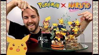 Naruto x Pokémon - Resin Cosplay Pikachu Statues by Surge Studio!!