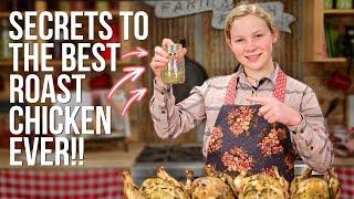 This Homestead Girl Makes the BEST Roast Chicken EVER!! (+ Homemade Poultry Seasoning Recipe)