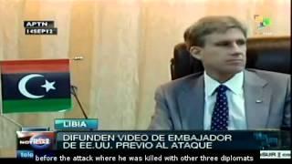 Video of Christopher Stevens before the attack