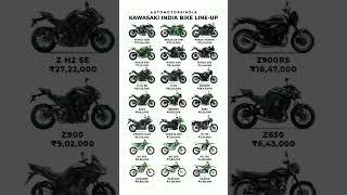 Kawasaki Ninja all bikes with price ll #shortsfeed #shorts