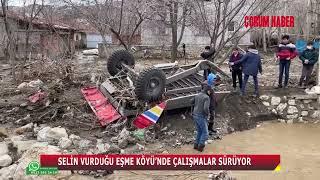 SELİN VURDUĞU EŞME KÖYÜ’NDE ÇALIŞMALAR SÜRÜYOR