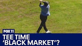 Los Angeles golfers say tee time 'black market' makes reservations 'impossible'