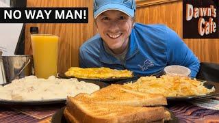 DAWN'S CAFE'S BIG BEN BREAKFAST CHALLENGE