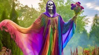 The Multi Colored Santa Muerte Represents...