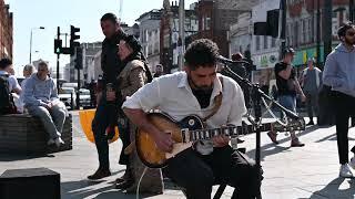 [4K] Apr 2022, Amazing Street Guitar Performance Davide Tomai ,Camden Town London