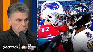 Josh Allen, Lamar Jackson to meet in Divisional Round MVP duel | Pro Football Talk | NFL on NBC