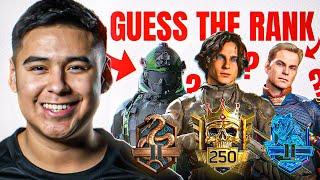 #1 PRO GUESSES YOUR MW3 RANK (TERRIBLE CLIPS)