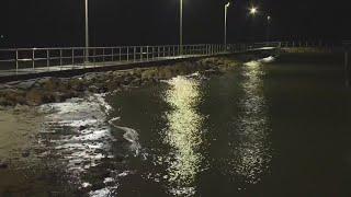 Conditions quiet in Rockport, Texas, after Hurricane Beryl makes landfall Monday morning