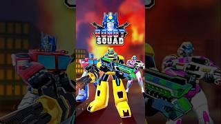 Play as Optimus Prime in Robot Squad 3D Shooting Game