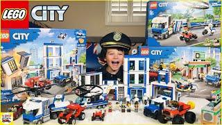 Lego City New Sets 2020 Police Station Police Monster Truck Heist and  Truck with Flying Helicopter