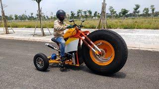 Build A Crazy Trike 450cc Use Truck Wheel And Great Experience