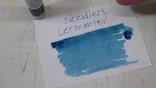 Noodler's Lermontov writing sample