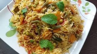 Delicious Vegetable Biryani Recipe | Vegetable Pulao | Home Cooking Zaika