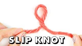 How to Tie a SLIP KNOT for Total Beginners