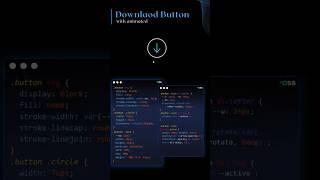 Download animation button #coding #html #webdesign #python #css #webdevelopment  #downloadanimation