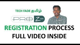 Tech Fade Tamil | Proz dot com Registration Process Full Video Inside