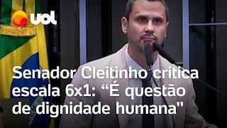 Escala 6x1: senador Cleitinho diz que é desumana: 'Isso não é questão de ideologia'